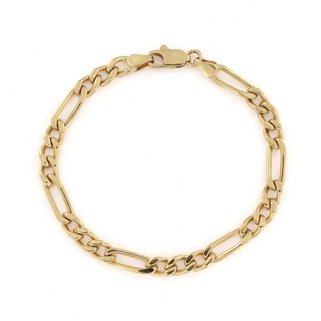 Find Armbånd, figaro kæde, forgyldt messing, 20 cm/5 mm hos Beadhouse of Copenhagen i dag, med en altid hurtig levering!