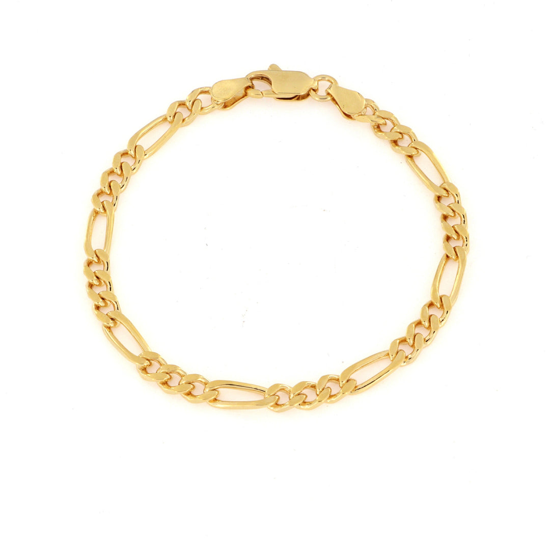 Find Armbånd, figaro kæde, forgyldt messing, 17-19 cm/4mm hos Beadhouse of Copenhagen i dag, med en altid hurtig levering!