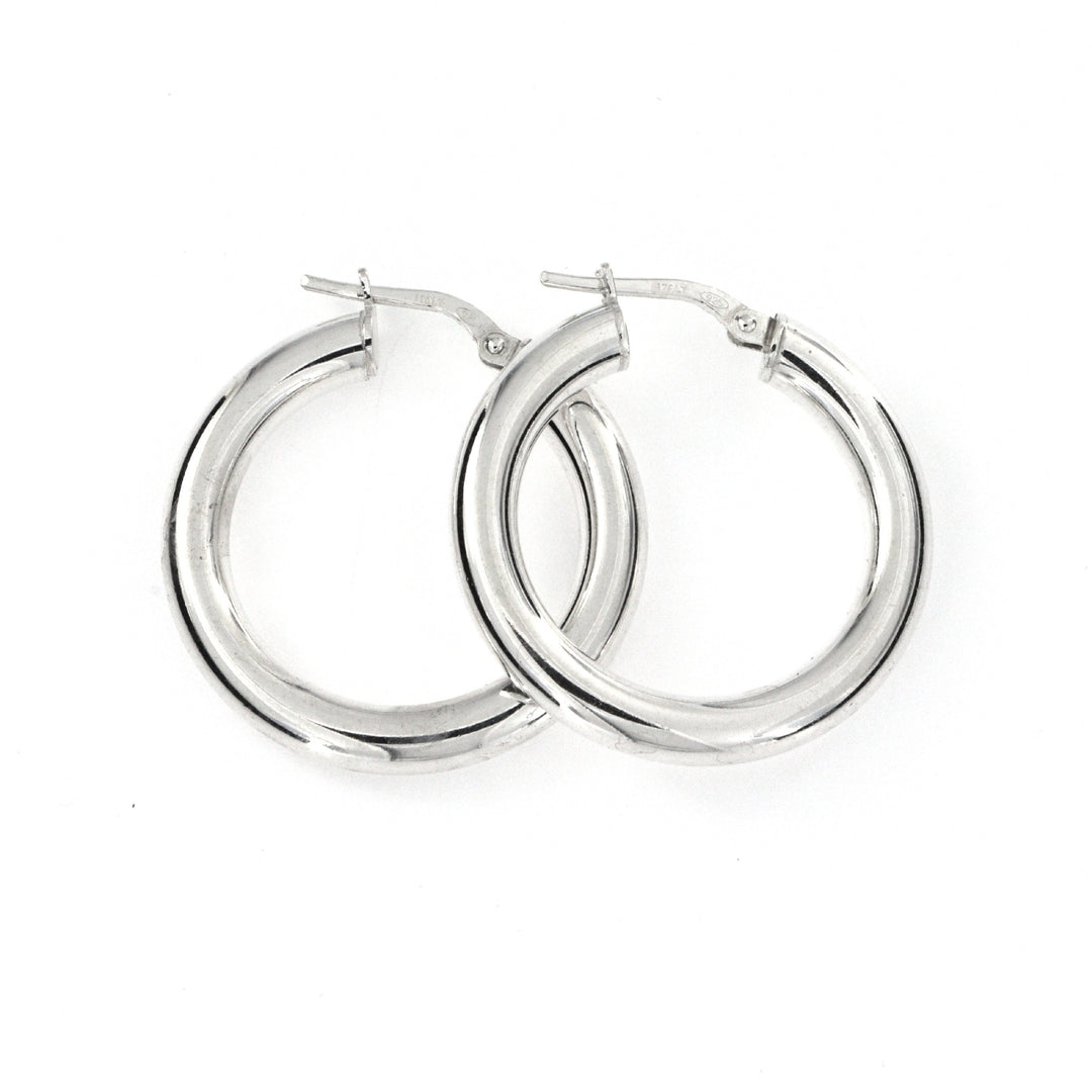 Find Øreringe, chunky hoops, sterlingsølv, 28 x 4 mm hos Beadhouse of Copenhagen i dag, med en altid hurtig levering!