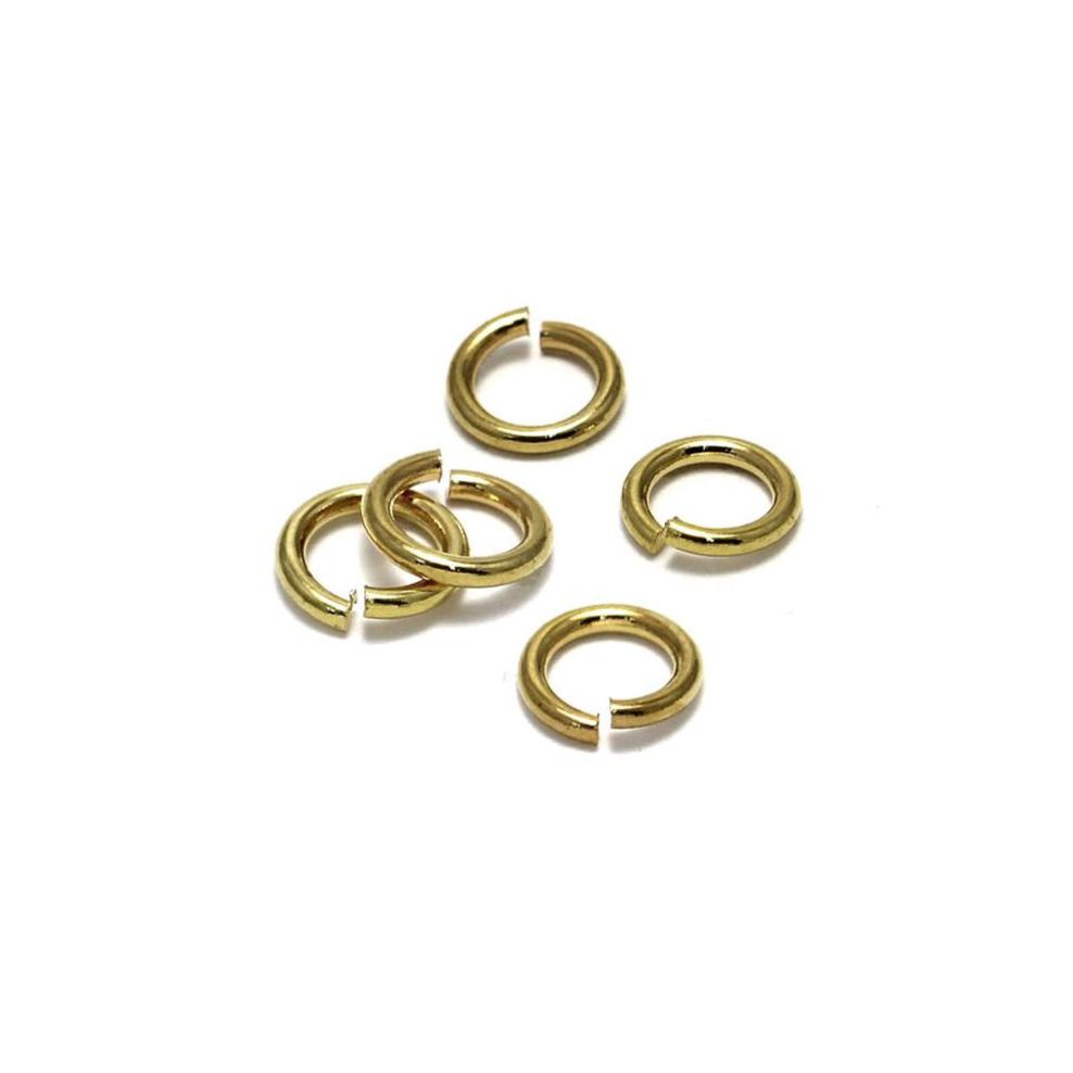 Find Øskner, åbne, messing  5x0,8mm hos Beadhouse of Copenhagen i dag, med en altid hurtig levering!