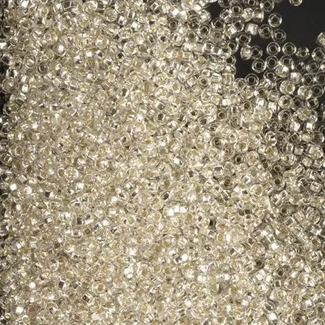 Klar glasperler, preciosa, silverlined crystal, storkøb Preciosa