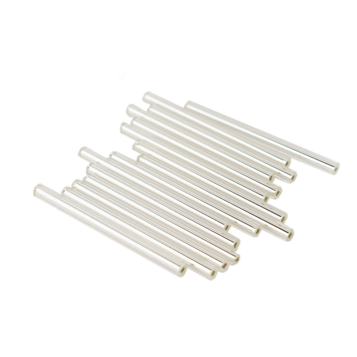 Find Krystal glasperler, preciosa silver lined tubes, 40 x 3 mm hos Beadhouse of Copenhagen i dag, med en altid hurtig levering!