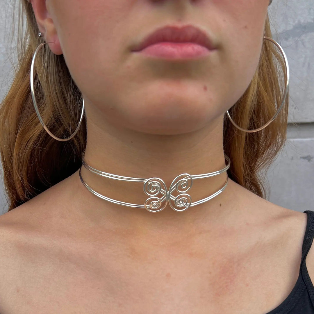 Øreringe, hoops, 70 mm, sterlingsølv og forgyldt sterlingsølv BLT