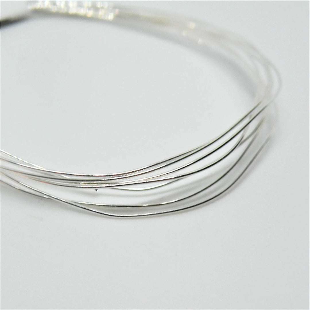 Smykketråd, wire 1,0 mm, sterlingsølv, 10 cm Fritz