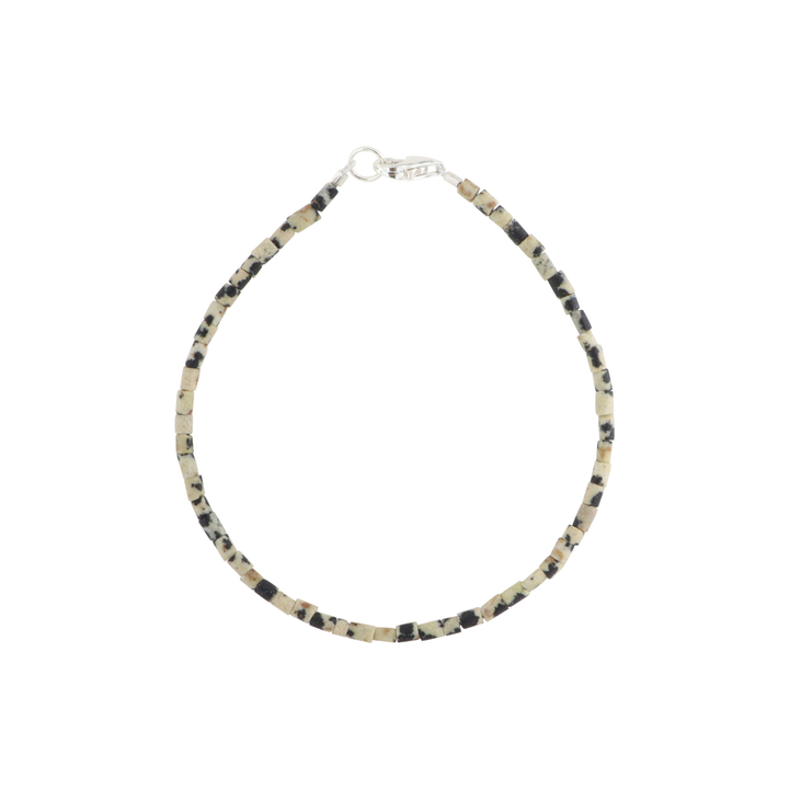 Find Armbånd, dalmatiner jaspis rørperler, 16 - 20 cm hos Beadhouse of Copenhagen i dag, med en altid hurtig levering!