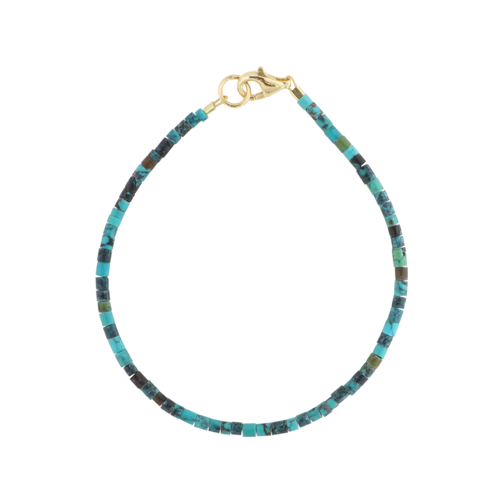 Find Armbånd, turkis rørperler, 16 - 18 cm hos Beadhouse of Copenhagen i dag, med en altid hurtig levering!