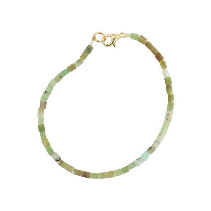 Find Armbånd, chrysopras rørperler, 16 - 18 cm hos Beadhouse of Copenhagen i dag, med en altid hurtig levering!