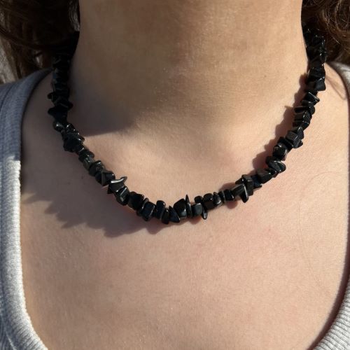 Find Halskæde, onyx chips, forgyldt stål, 40-45 cm hos Beadhouse of Copenhagen i dag, med en altid hurtig levering!