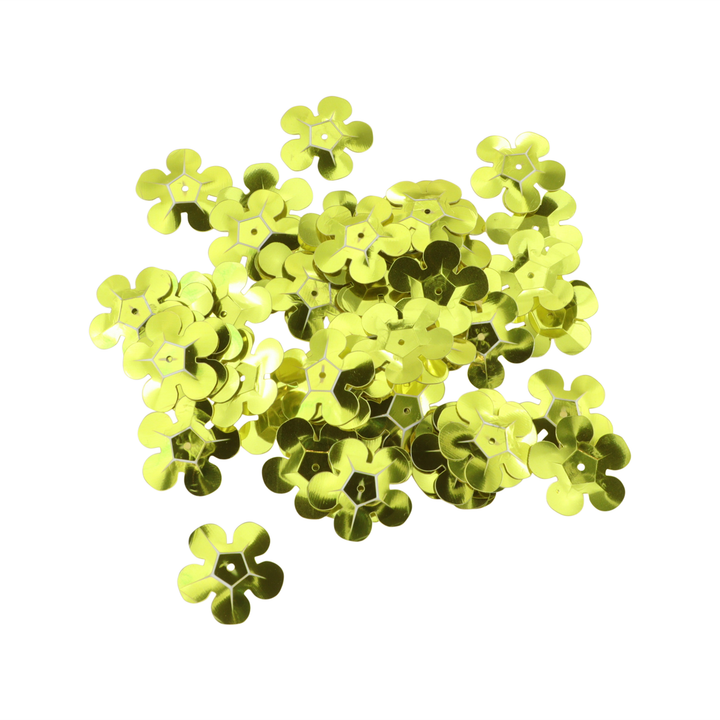 Pailletter, blomst, 13-24mm, 10-40g, uden regnbueskær, flere varianter