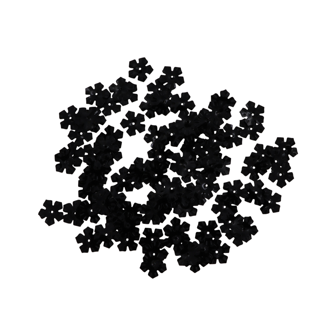 Paljetter, blomma, 13-24 mm, 10-40 g, utan regnbågsglitter, flera varianter