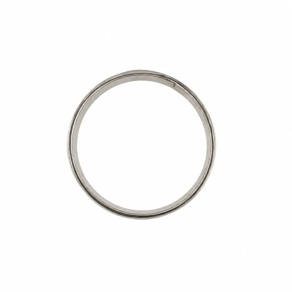Armbånd, bangle, forsølvet messing m. skal 