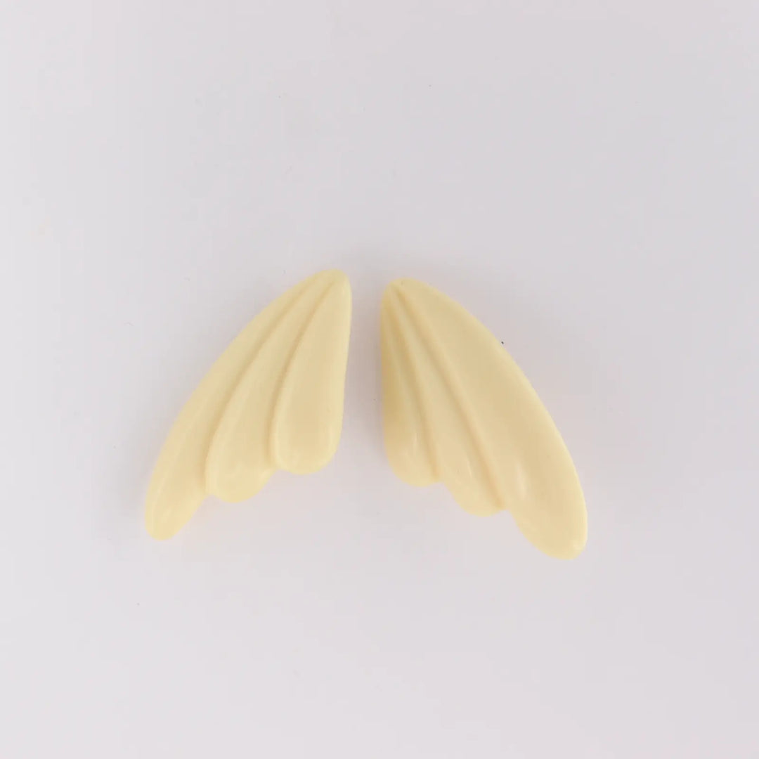 Øreringe, clips, vinge, forgyldt messing Beadhouse of Copenhagen