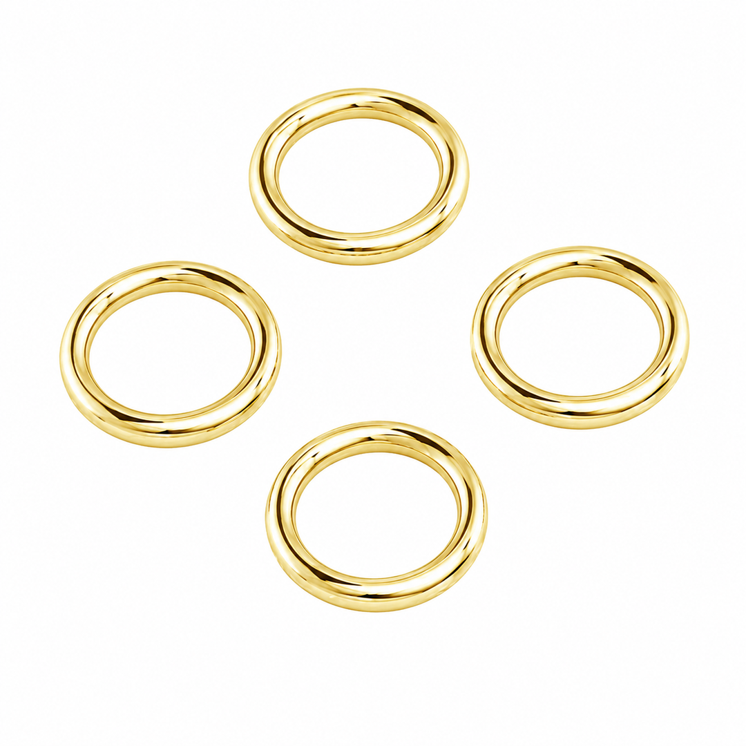 Hitta Ringöglor, lödda, guldpläterade sterlingsilver 5 x 0,7 mm bland vårt stora urval av Smyckesdelar hos Beadhouse i Köpenhamn i dag. Kom ihåg fri frakt över 400 DKK