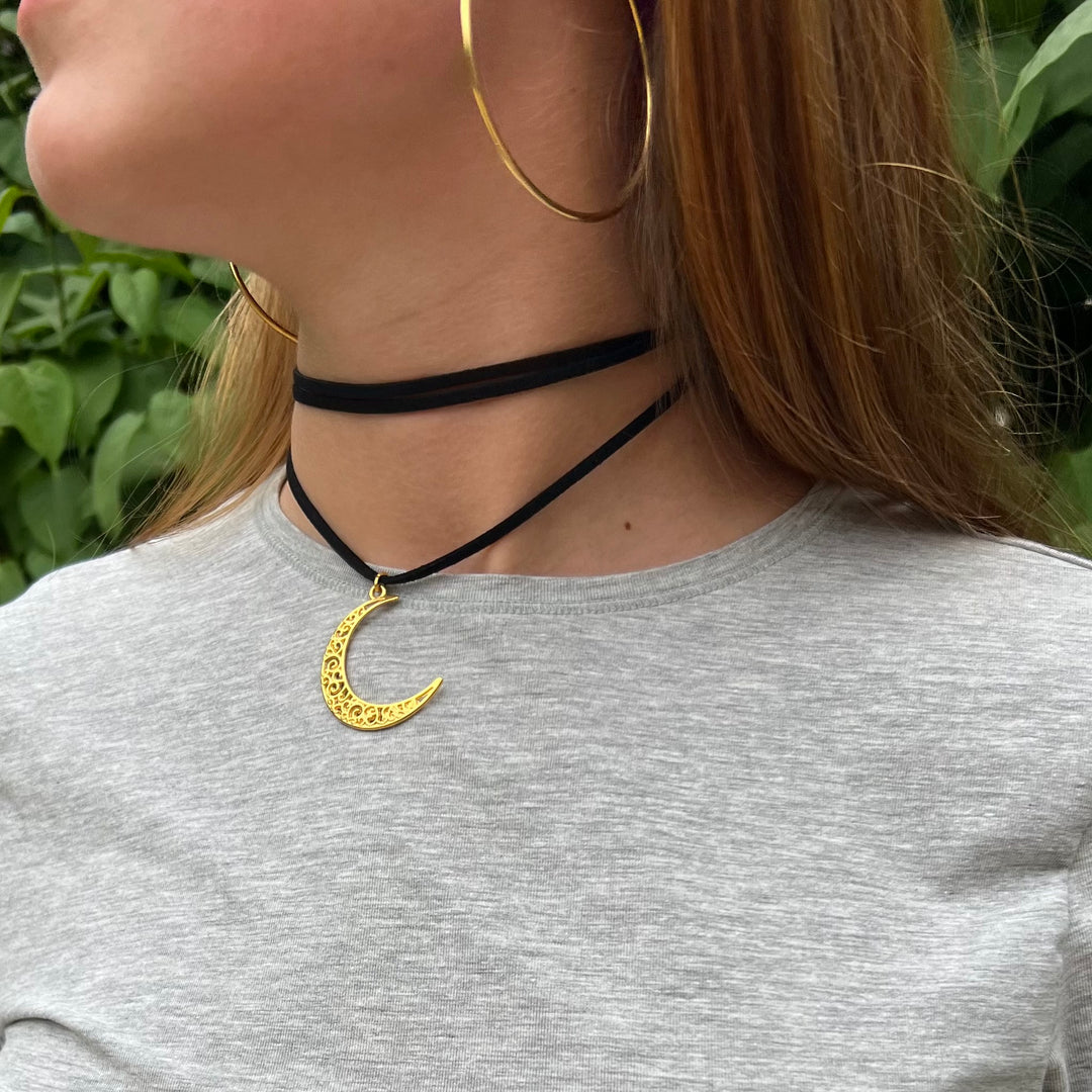 Find Vedhæng, halvmåne, forgyldt zamak 30 x 36 mm hos Beadhouse of Copenhagen i dag, med en altid hurtig levering!