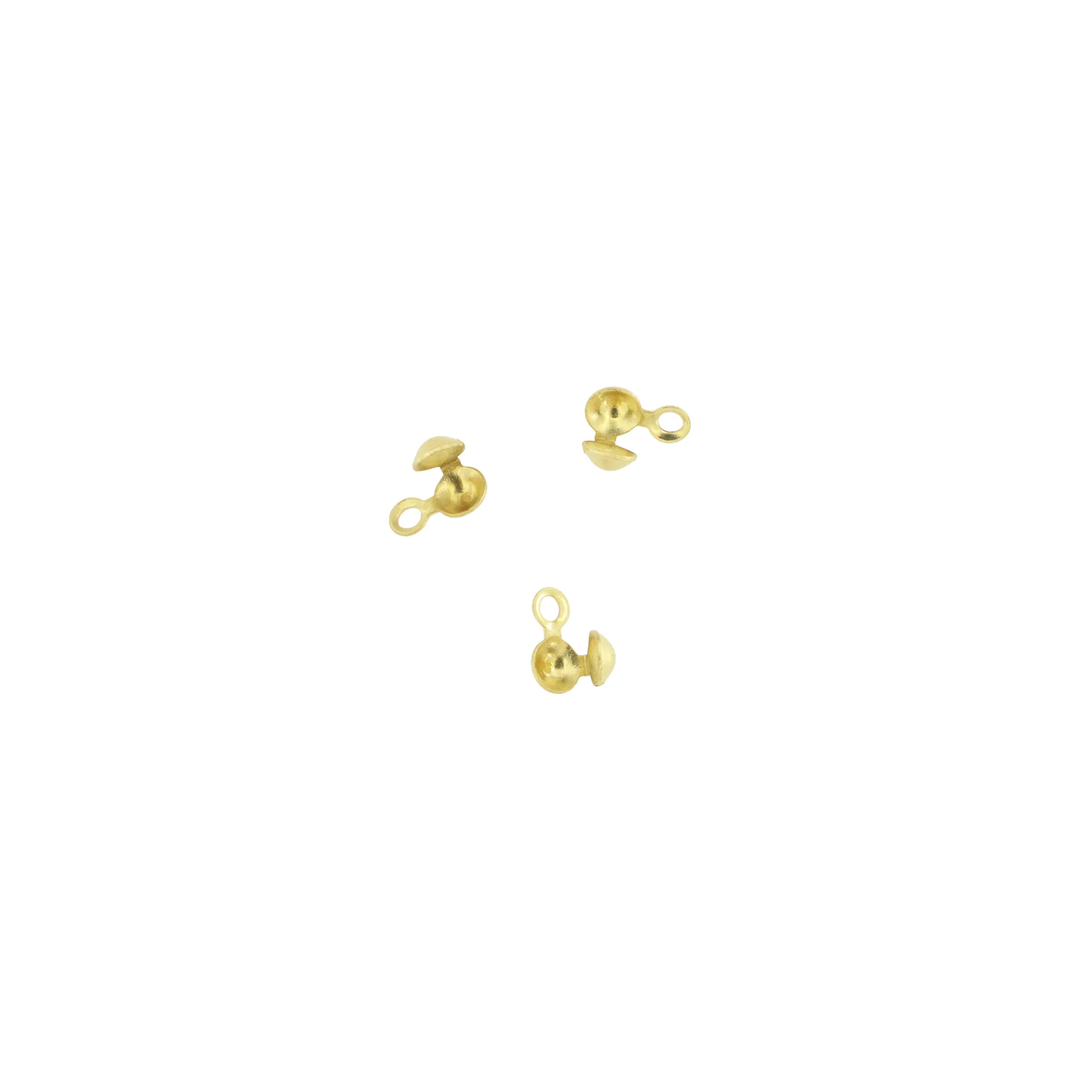 Knudeskjuler i forgyldt messing, 3,6 mm, storkøb BOC