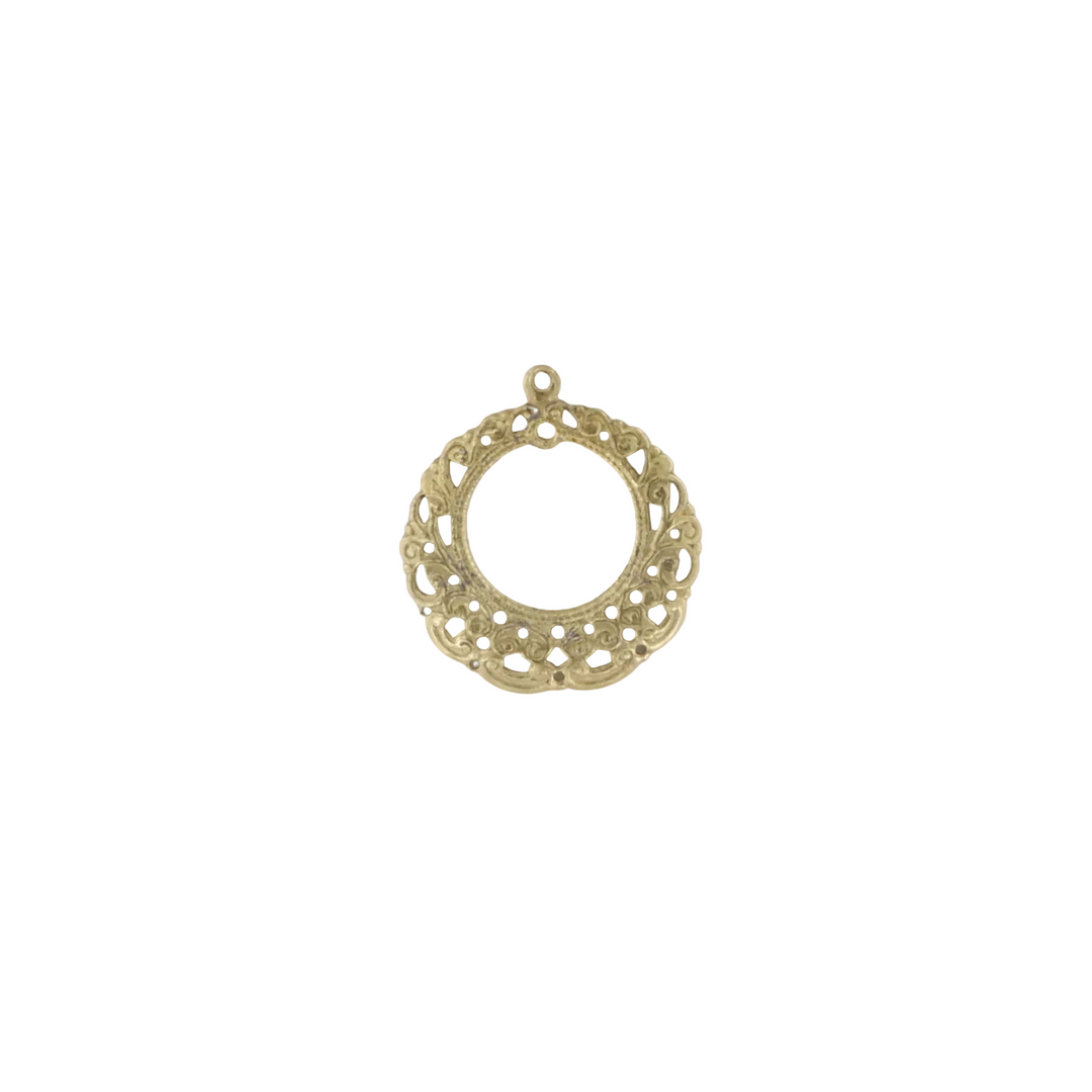 Find Vedhæng, filigran, cirkel, forgyldt messing, 35x32mm blandt vores store udvalg af  Vedhæng hos  Beadhouse of Copenhagen i dag. Husk gratis fragt over 400kr
