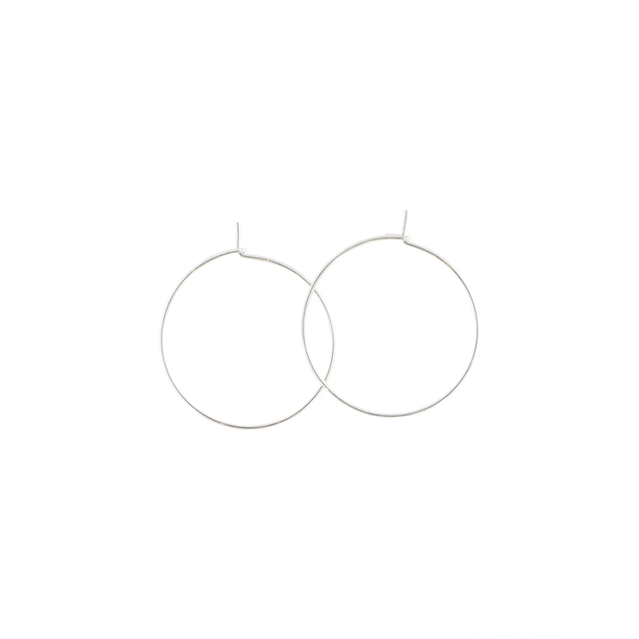 Monteringscreoler i forsølvet messing 22x0,8 mm. 4-10 par BOC