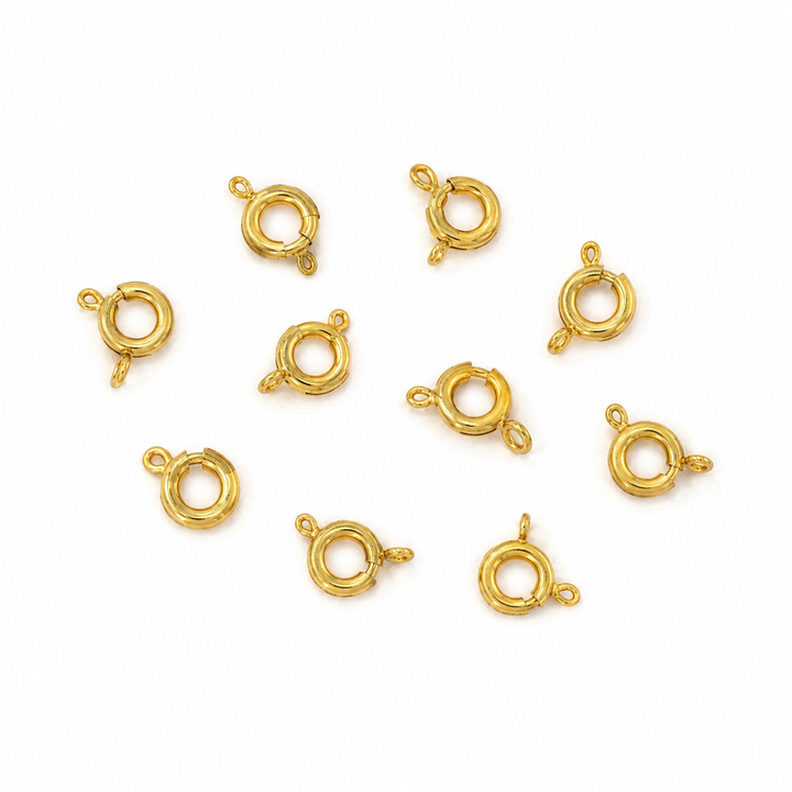 Find Fjederlås i forgyldt messing. 6mm blandt vores store udvalg af  Smykkedele hos  Beadhouse of Copenhagen i dag. Husk gratis fragt over 400kr