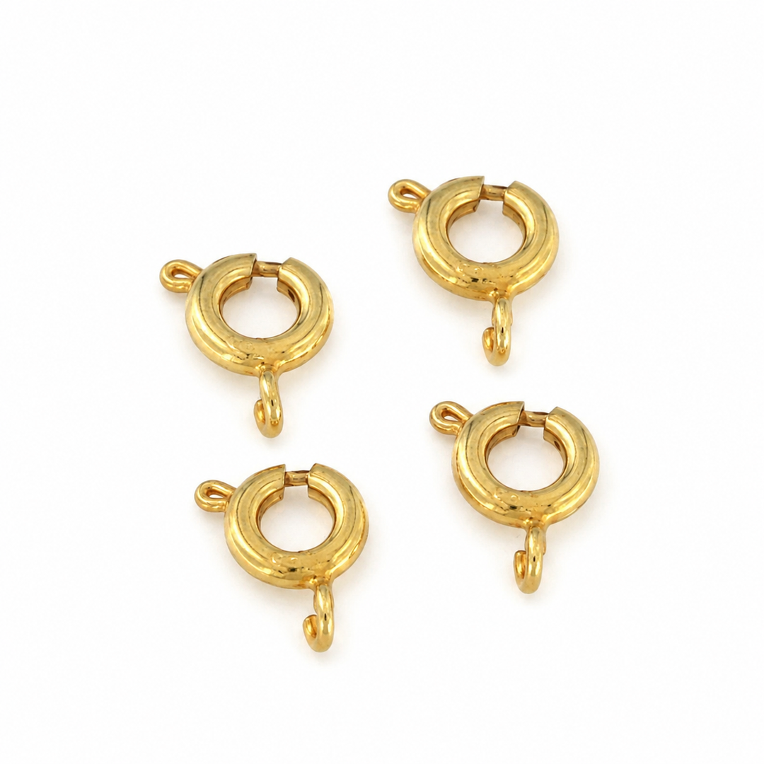 Find Fjederlås i forgyldt messing. 6mm blandt vores store udvalg af  Smykkedele hos  Beadhouse of Copenhagen i dag. Husk gratis fragt over 400kr