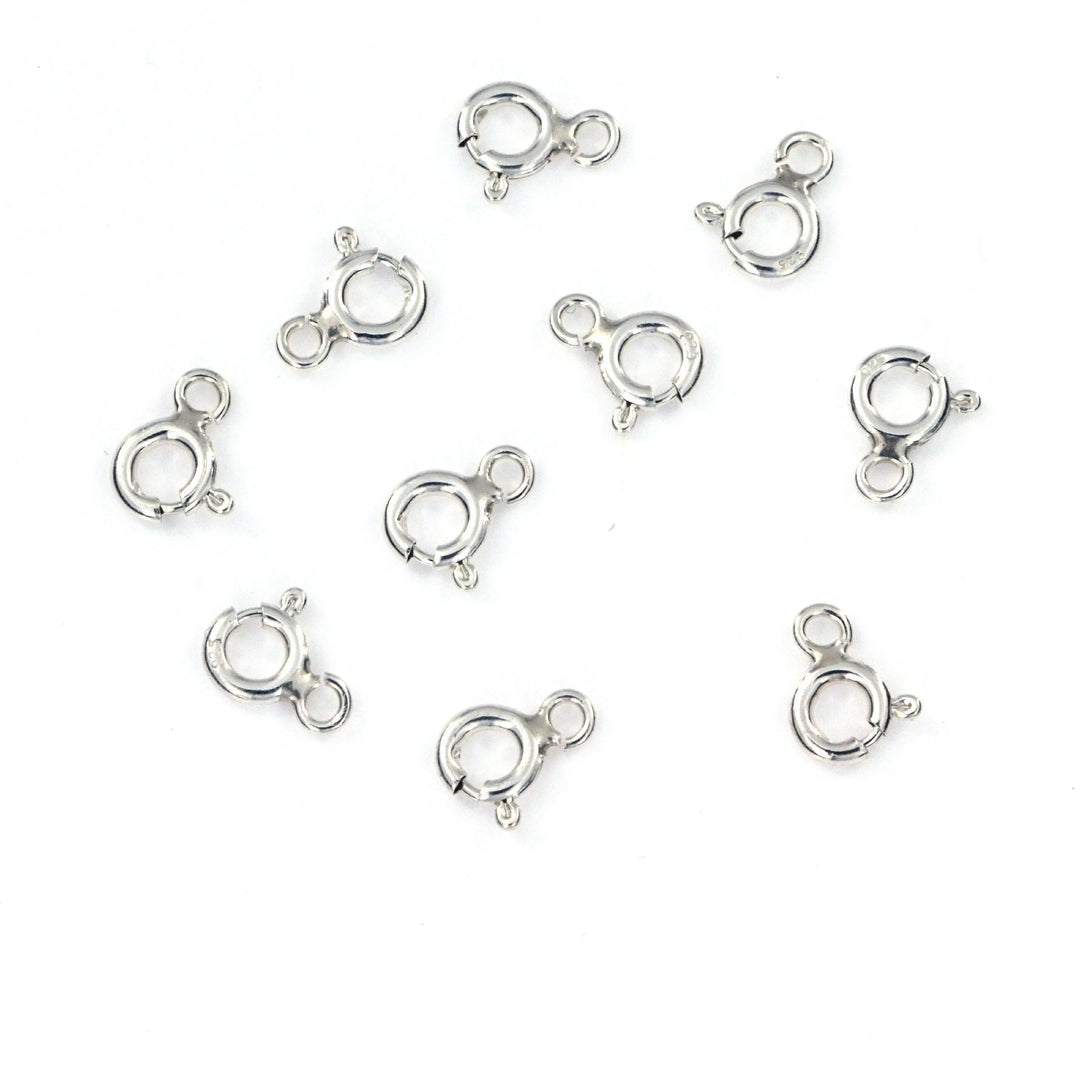 Fjederlås i sterlingsølv. 5,9 mm Silveks