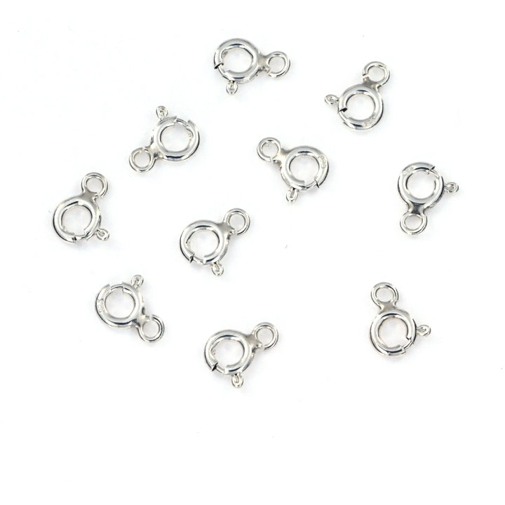 Fjederlås i sterlingsølv. 5,9 mm Silveks