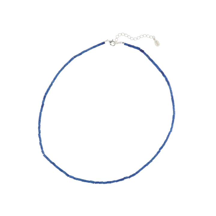 Halskæde, smykkesten rør, forgyldt sterlingsølv og sterlingsølv Beadhouse of Copenhagen