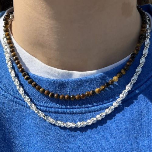 Find Halskæde, tigerøje, smykkesten, 40-49 cm/4 mm hos Beadhouse of Copenhagen i dag, med en altid hurtig levering!