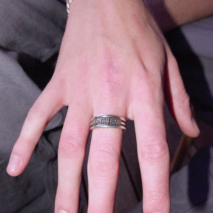 Find Fingerring, triple ring, sterlingsølv hos Beadhouse of Copenhagen i dag, med en altid hurtig levering!