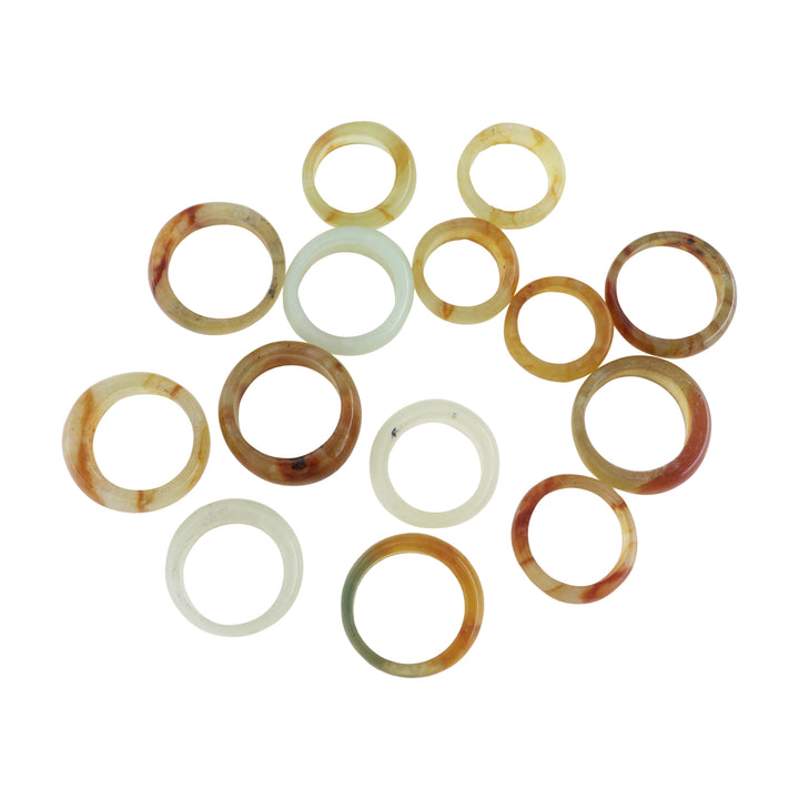 Find Fingerring, ædelsten, jade, mix - 4 stk hos Beadhouse of Copenhagen i dag, med en altid hurtig levering!