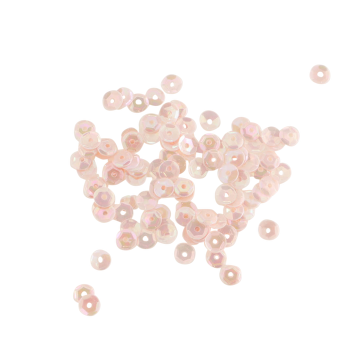 Pailletter, runde, 4-7mm, 10g, flere varianter