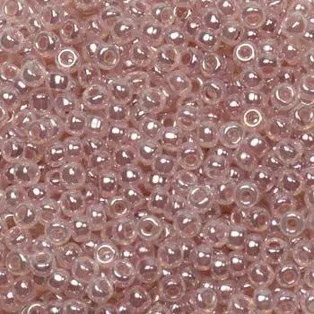 Lilla glasperler, miyuki rocailles seed beads, ceylon light mauve Krea