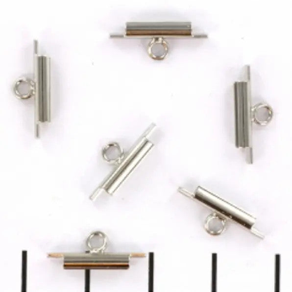 Miyuki afslutning for delica perler forsølvet 10 mm Krea