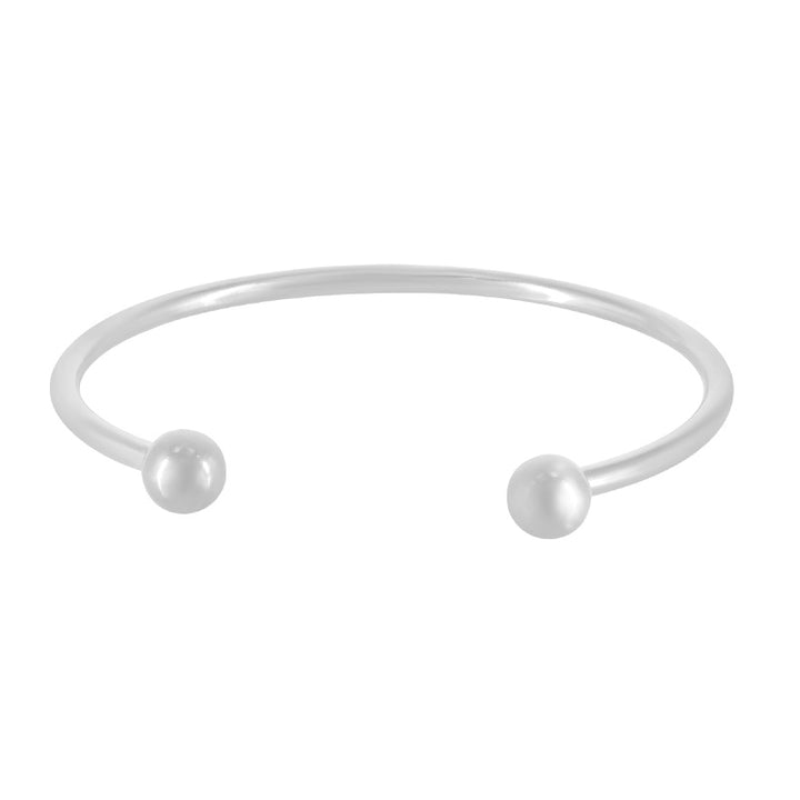 Find Armbånd, åben armring, forsølvet rustfri stål, 60 mm hos Beadhouse of Copenhagen i dag, med en altid hurtig levering!