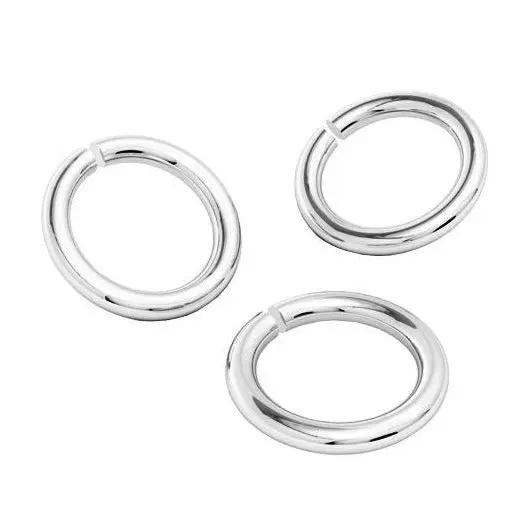 Øskner, åbne, sterlingsølv 7,0 x 0,7 mm Silveks