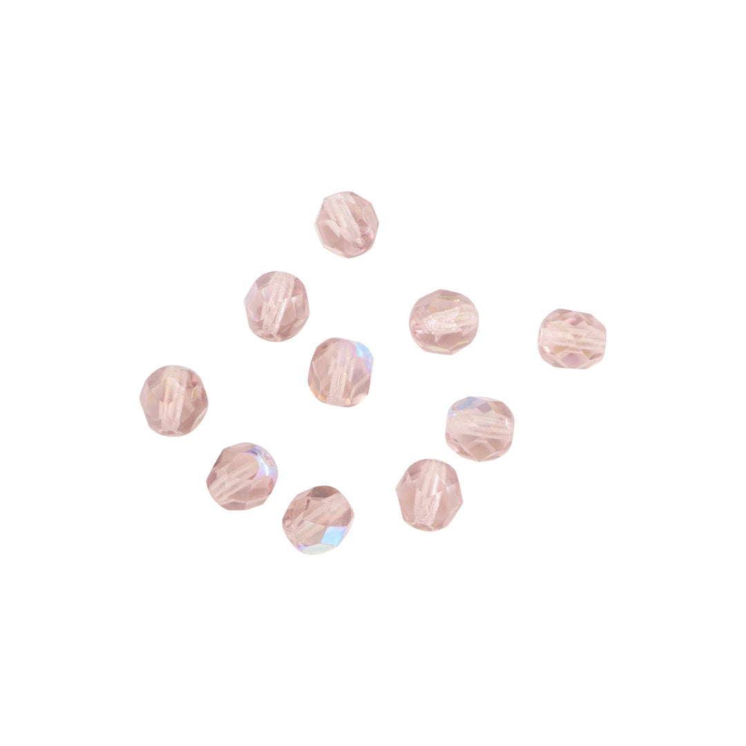 Find Krystalperler, preciosa beads, rund facetteret, glas, 7 mm - flere farver hos Beadhouse of Copenhagen i dag, med en altid hurtig levering!