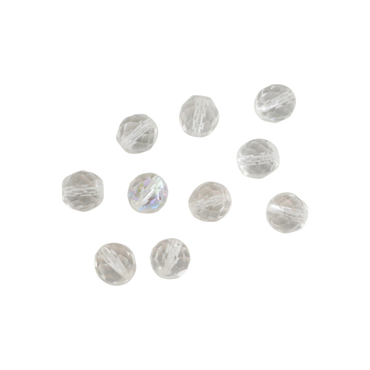 Find Krystalperler, preciosa beads, rund facetteret, glas, 10 mm - flere farver hos Beadhouse of Copenhagen i dag, med en altid hurtig levering!