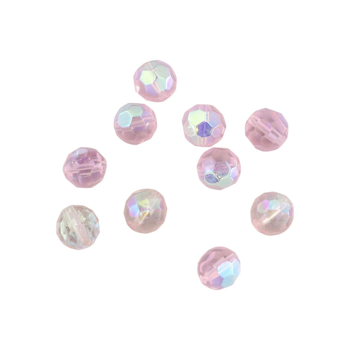 Krystalperler, preciosa beads, rund facetteret, glas, 12 mm - flere farver Preciosa