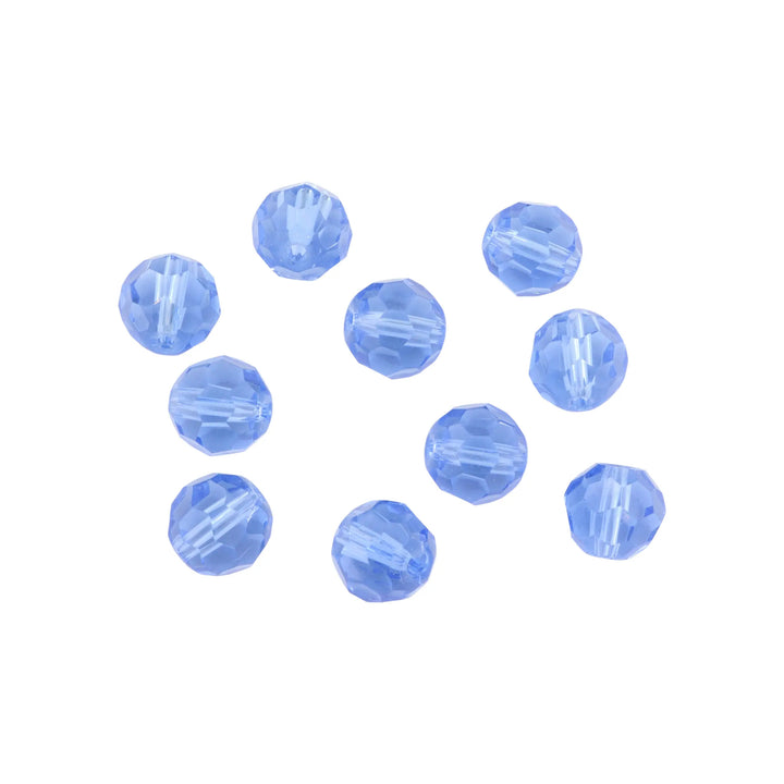 Krystalperler, preciosa beads, rund facetteret, glas, 12 mm - flere farver Preciosa