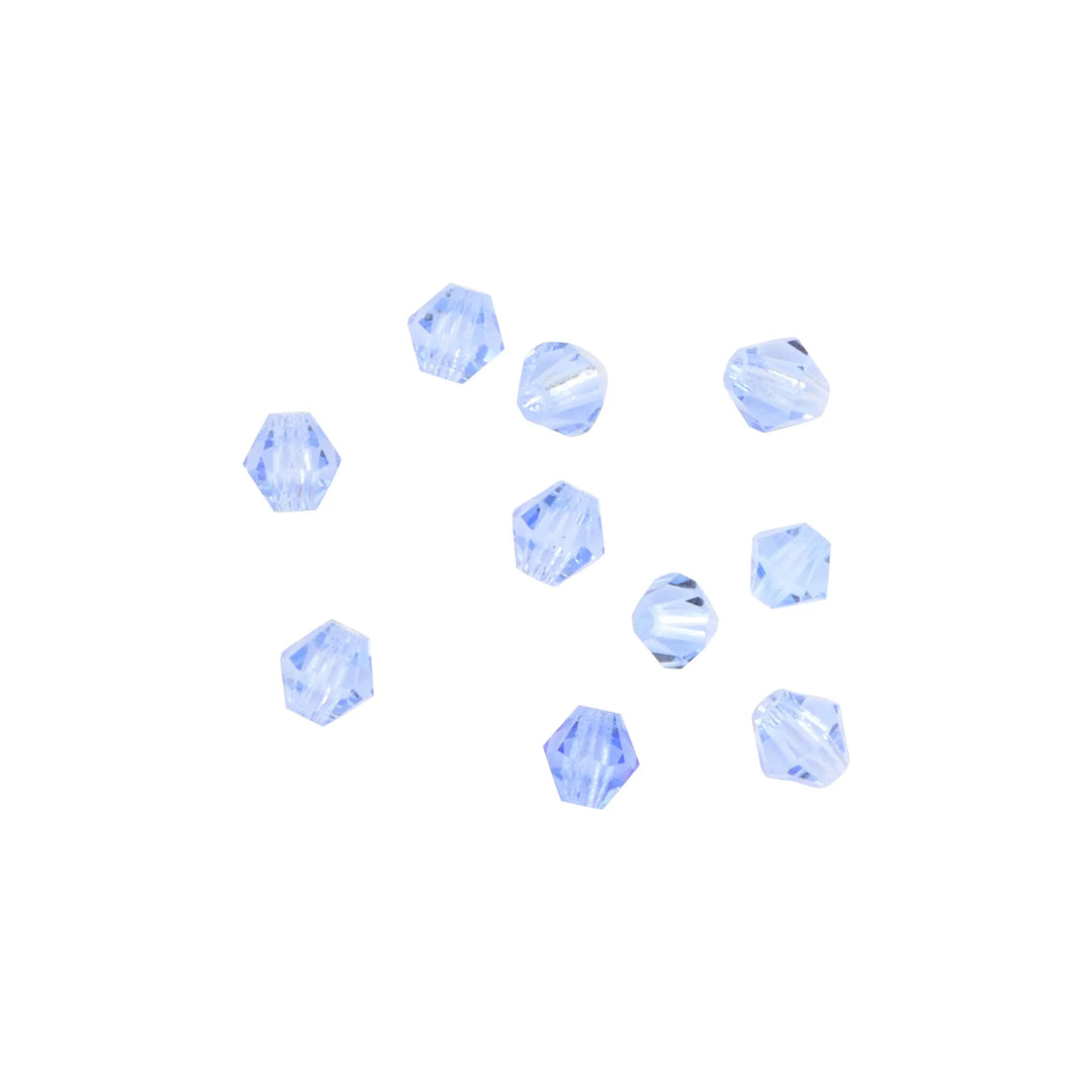 Krystalperler, preciosa beads, trapez, glas, 4 mm - flere farver Preciosa