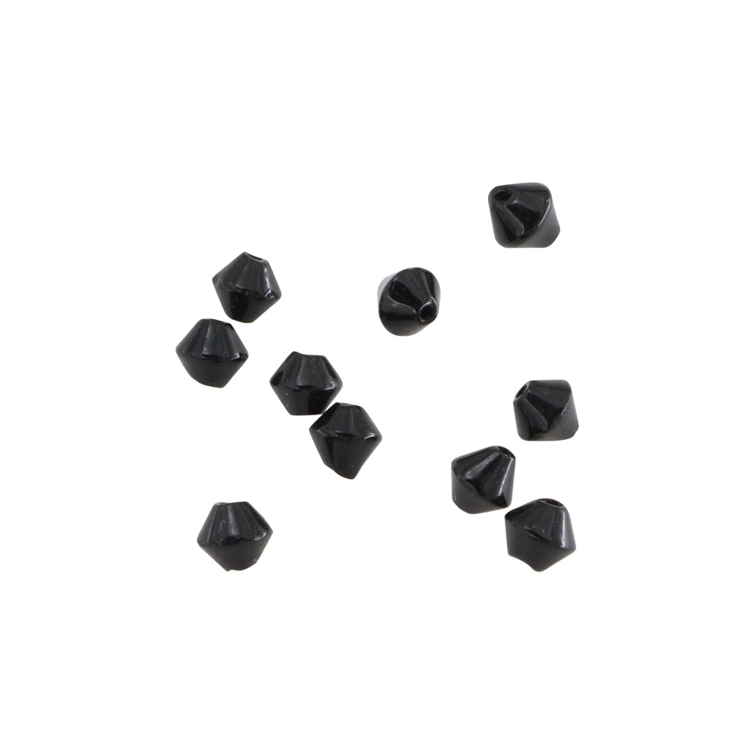 Krystalperler, preciosa beads, trapez, glas, 4 mm - flere farver Preciosa