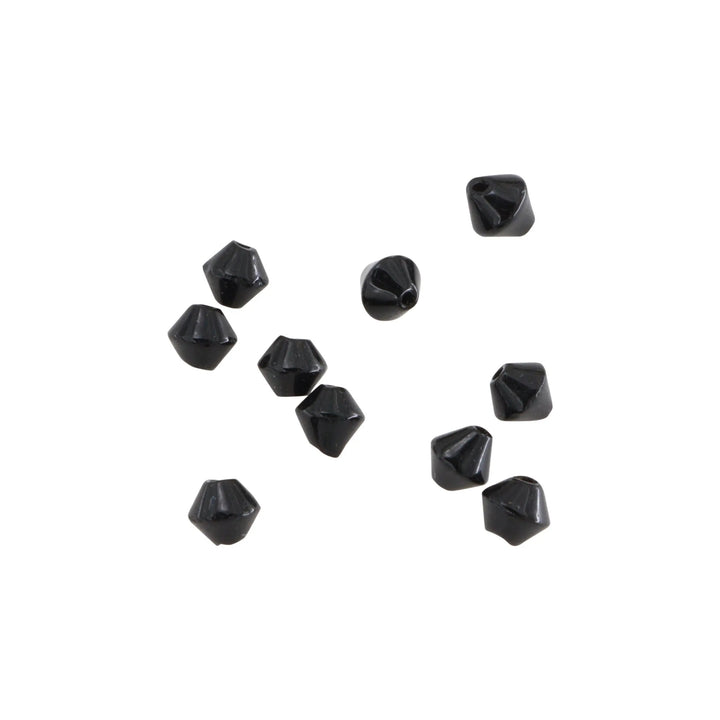 Krystalperler, preciosa beads, trapez, glas, 4 mm - flere farver Preciosa