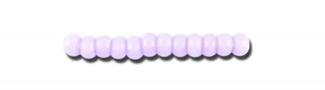 Lilla glasperler, preciosa, light violet dyed chalkwhite, storkøb Preciosa