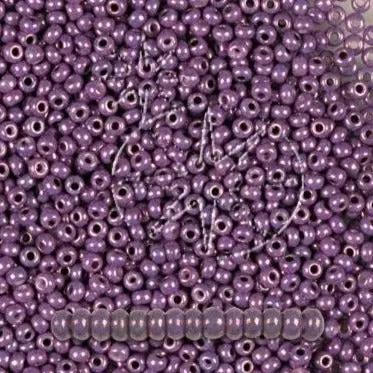 Lilla glasperler, preciosa, shiny purple, storkøb Preciosa