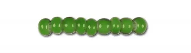 Grønne glasperler, preciosa, green cornelian rund, storkøb Preciosa