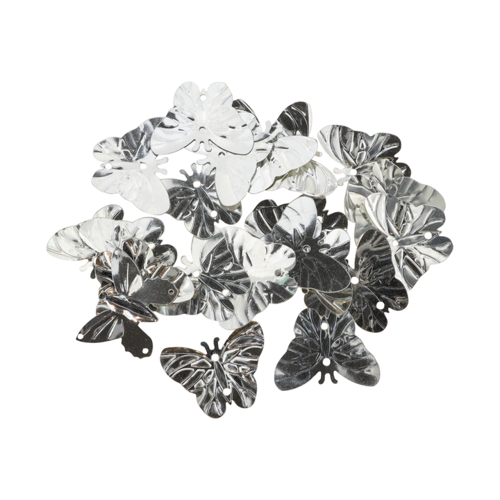 Palietter, sommerfugle, 23x17 mm, 10g, flere varianter Beadhouse of Copenhagen