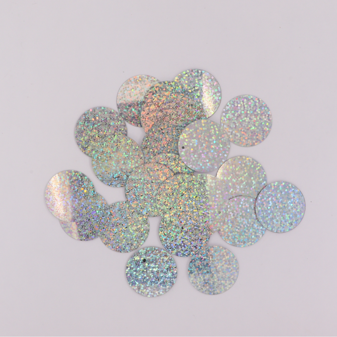 Palietter, runde, 30 mm, 10-40g, flere varianter Beadhouse of Copenhagen