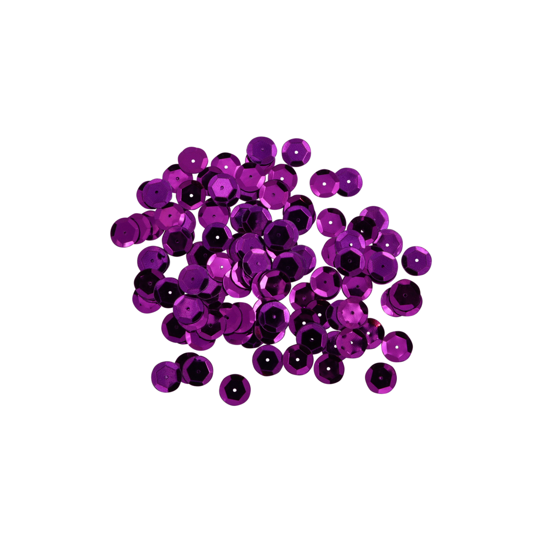 Palietter, runde, 4-12mm, uden regnbueskær, 10-40g, flere varianter