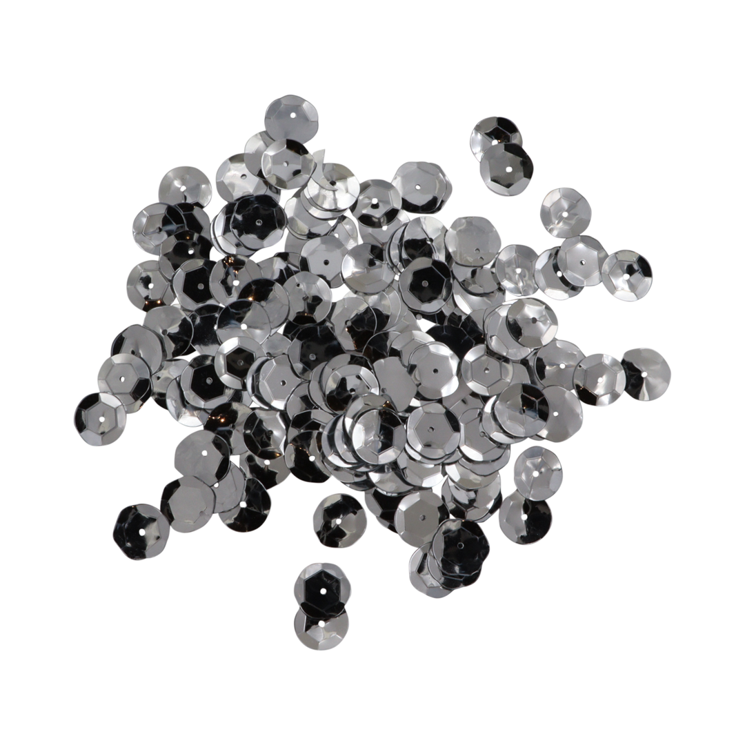 Palietter, runde, 4-12mm, uden regnbueskær, 10-40g, flere varianter