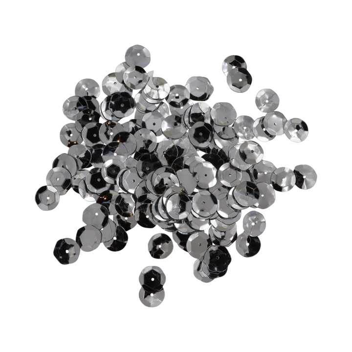 Palietter, runde, 4-12mm, uden regnbueskær, 10-40g, flere varianter