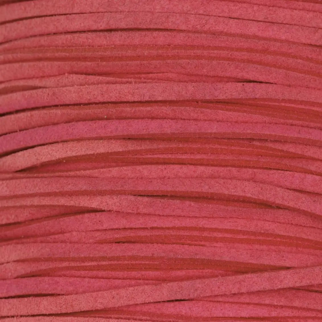 Snor, koral, ruskind 3 mm x 1,5 m Tax